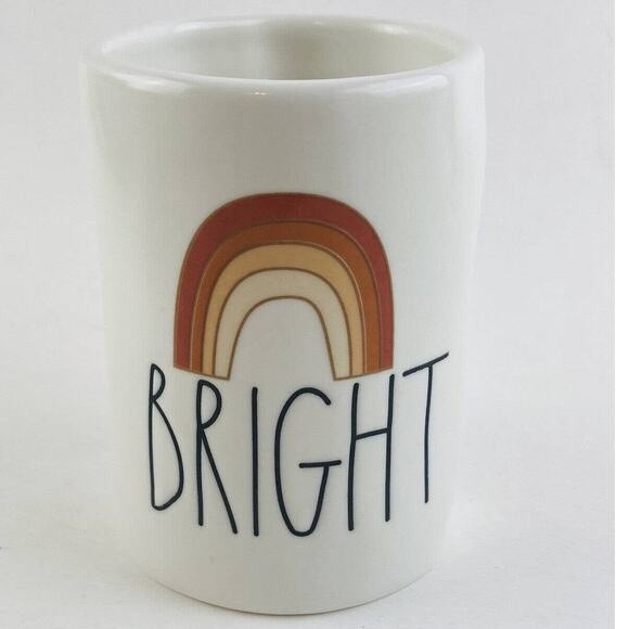 Rae Dunn Rainbow Bright Vase / Utensil Holder Artisan Collection By Magenta Mug - Picture 1 of 11